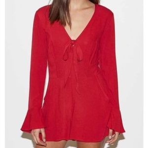 Pacsun Kendall and Kylie Red Romper